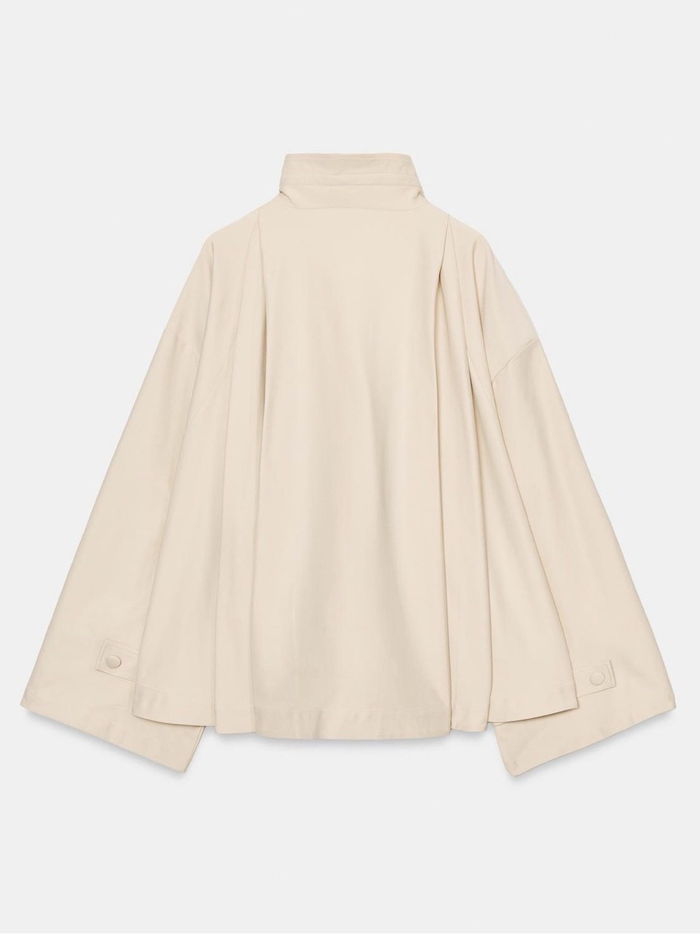ZARA FLUID HIGH NECK JACKET - Picture 9 of 12